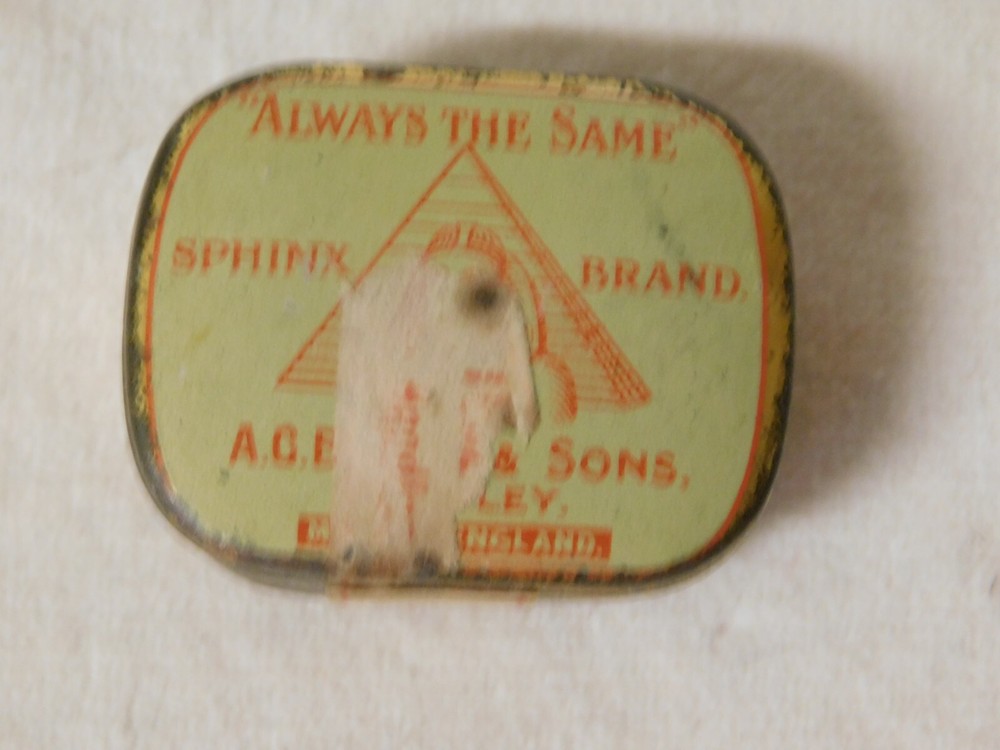 Gramophone phonograph needles Sphinx Needle Tin *