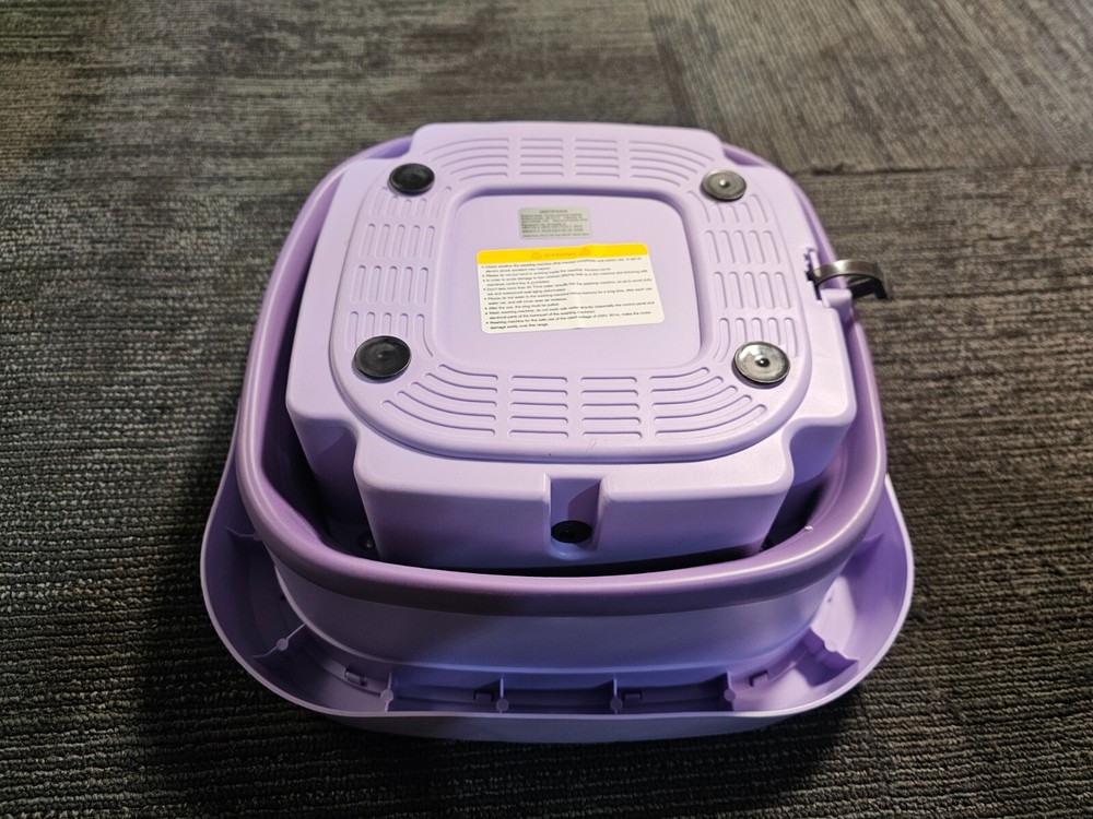 QTY 2 MULTI-FUNCTION FOLDING WASHING MACHINE CLOSE-FITTING MLSC-01 PURPLE 8L