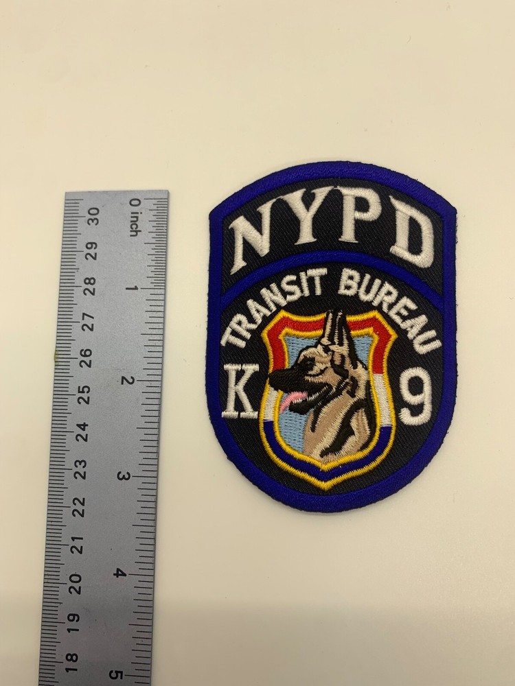 NYPD TRANSIT BUREAU K9 PATCH Collectable Unworn