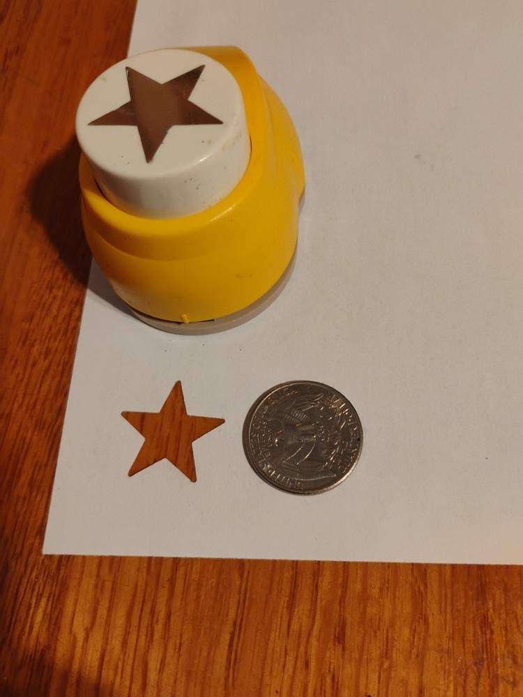 Large Star Scrapbook Punch