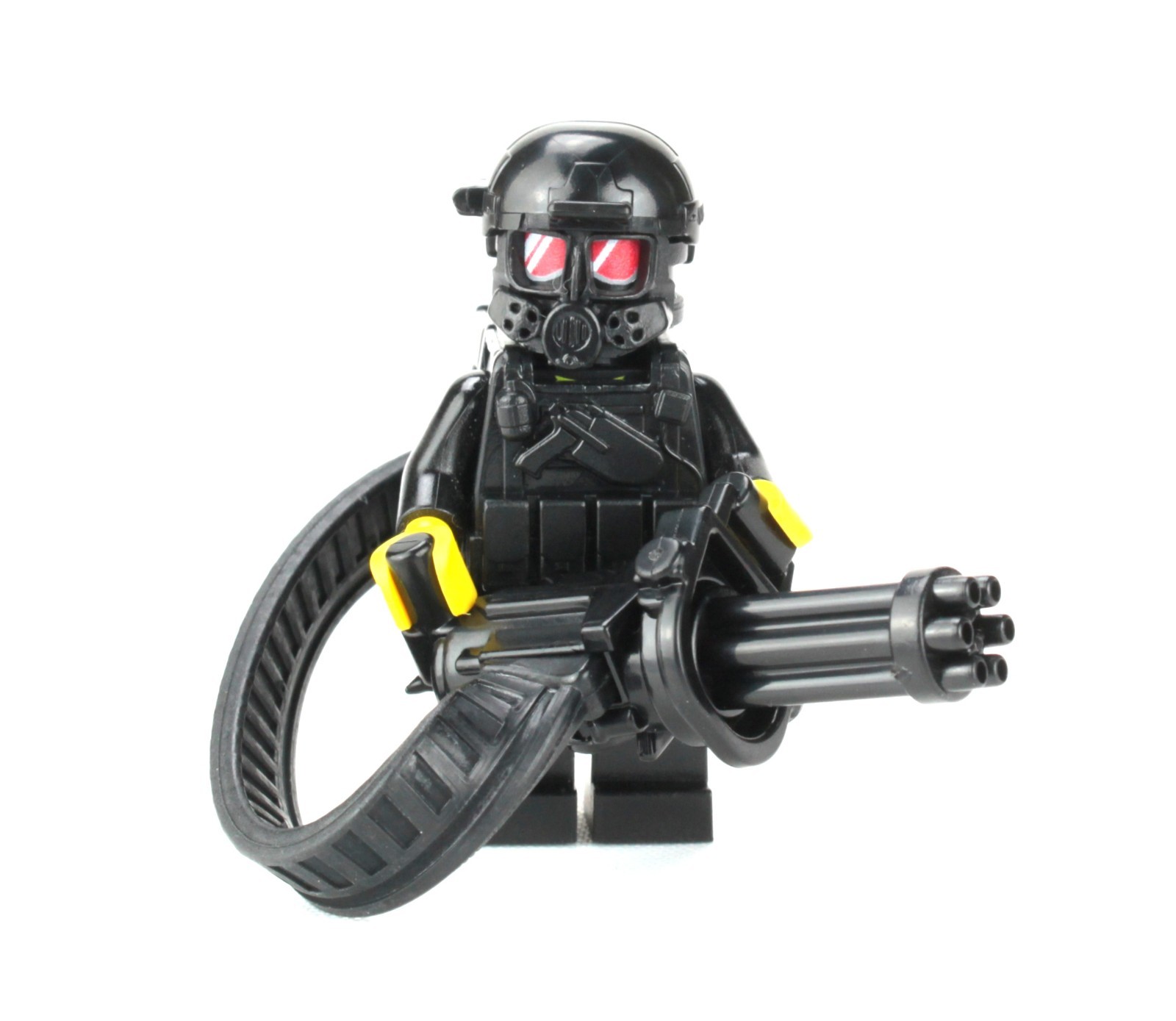 Custom Heavy Gunner minigun soldier made with real LEGO® minifigure