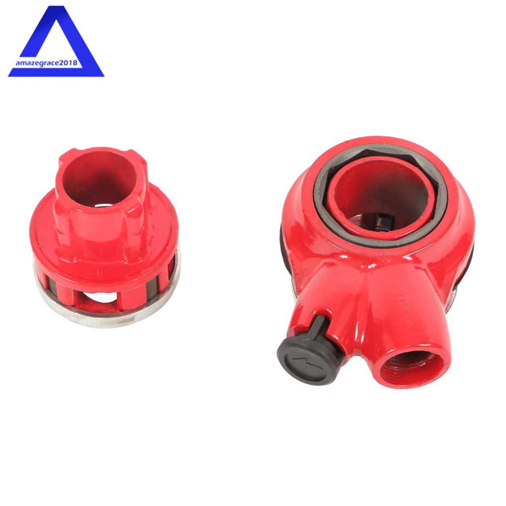 Ratchet Pipe Threader Handheld Pipe Threading Tool w/5 Dies Set + Pipe Cutter