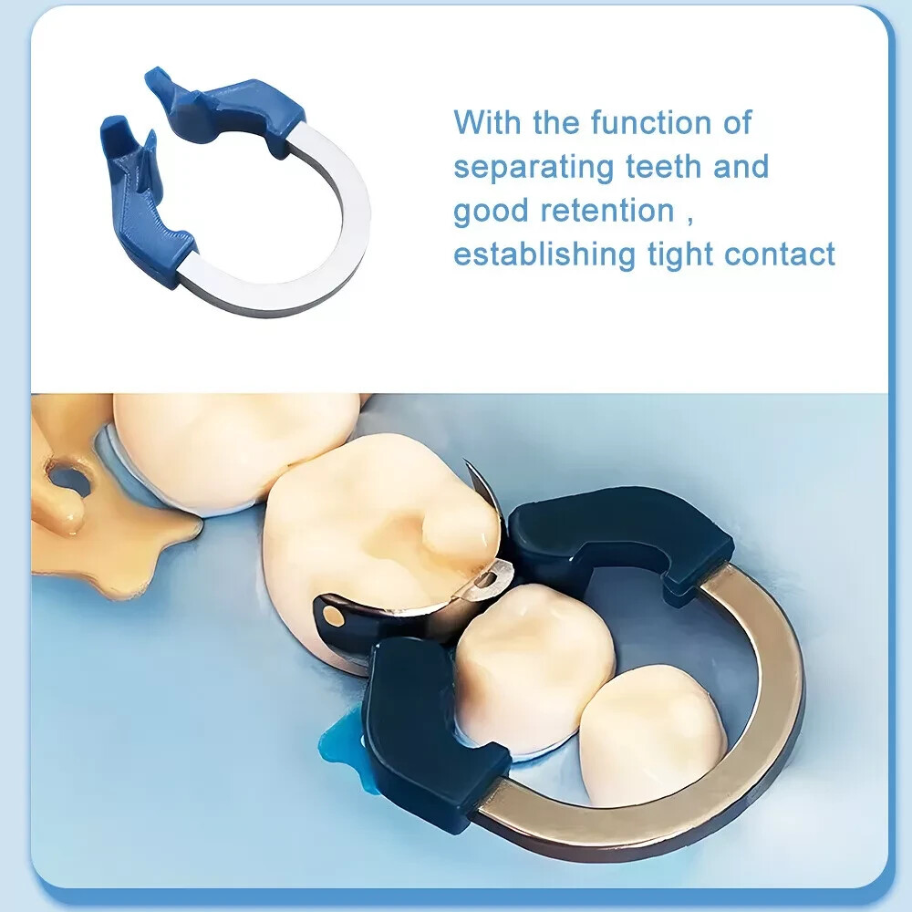 Dental Matrix Bands Ring Sectional Matrice Clamp Fit Garrison Palodent V3 System