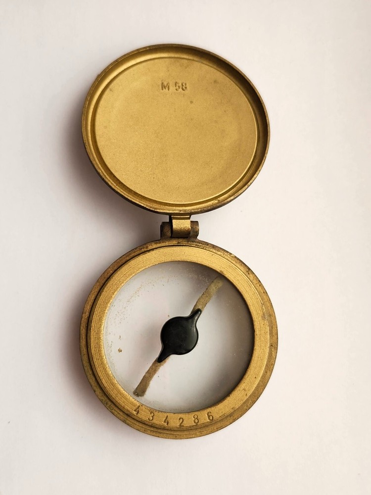 Old ship's compass from 1960. Poland