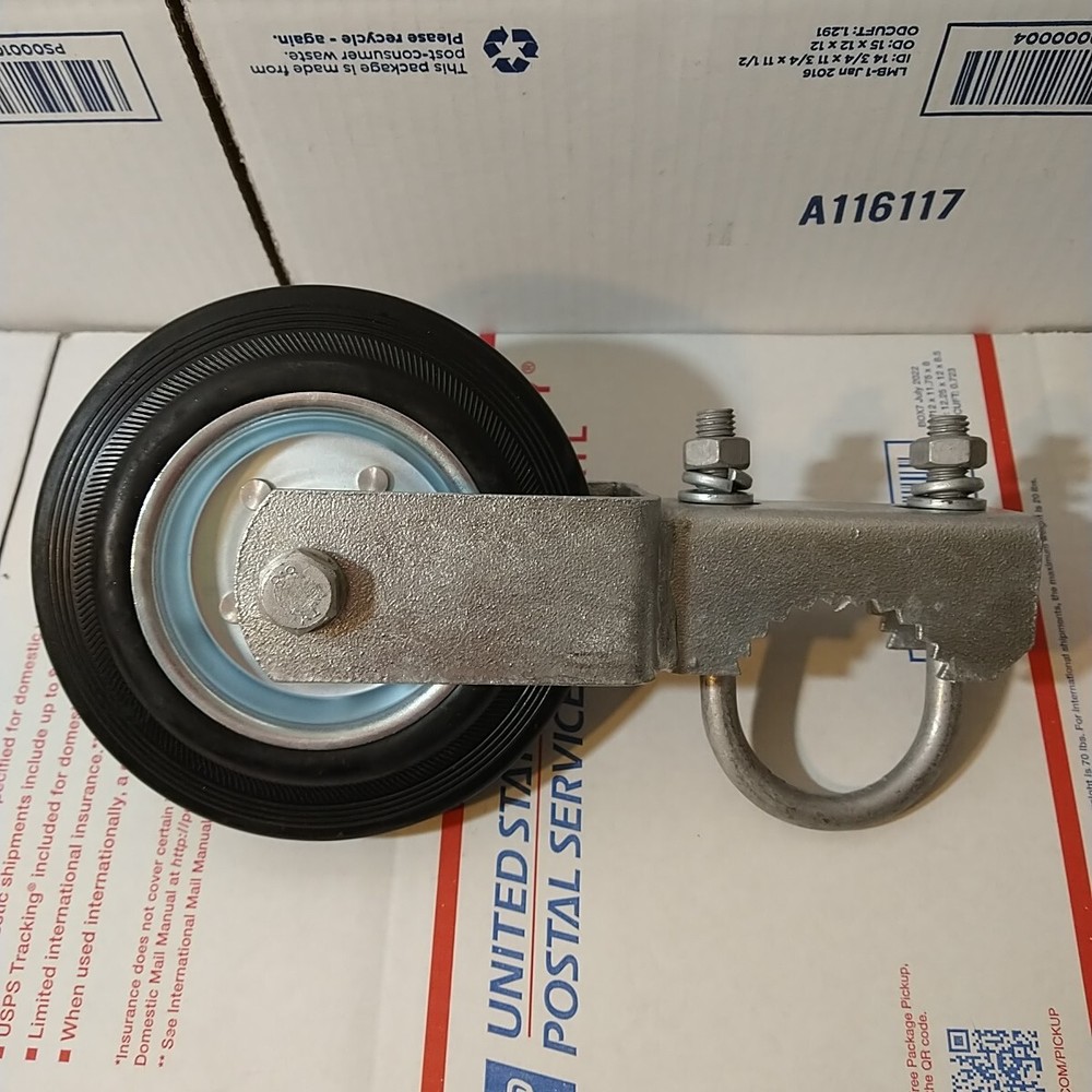 Gate Wheel Supporting Swing Gate with 1-3/8" Thru 2-1/8" Gate Frames Support