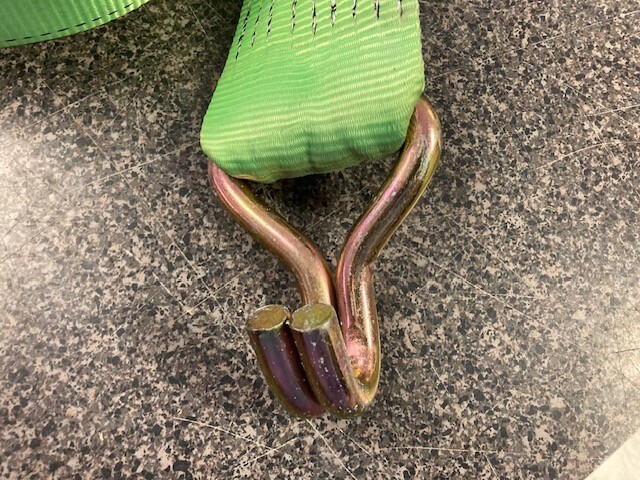 Tie Down Strap 4" x 30 FT with J Finger Hook Replacement Long End Cargo Control