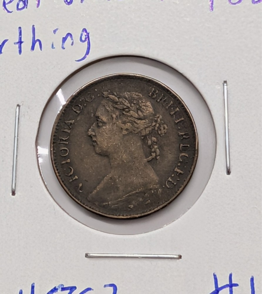 1886- Great Britain Farthing KM#753