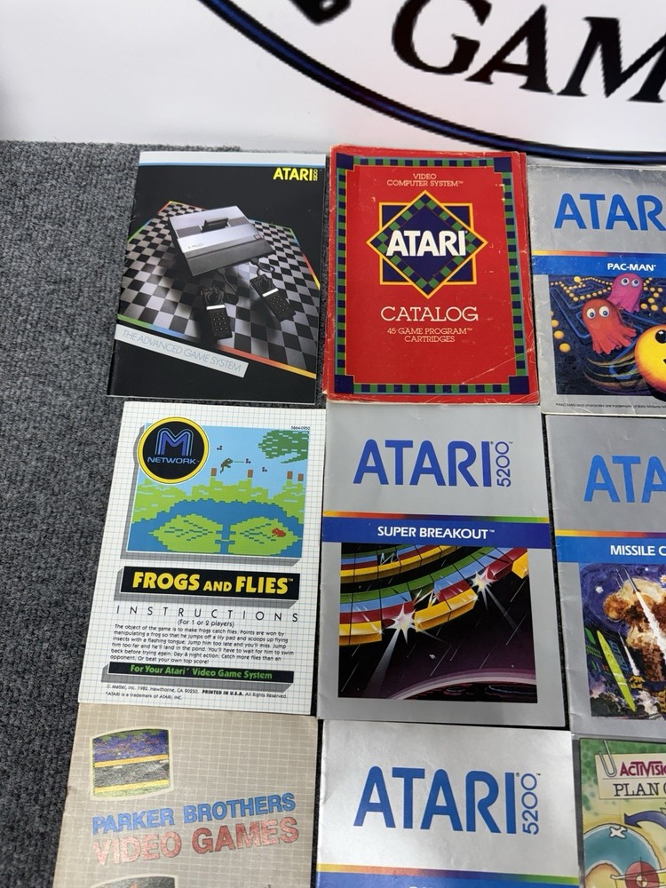 ATARI MANUALS OEM AUTHENTIC - BUY MORE & SAVE! 💲🤑🤑💸💰