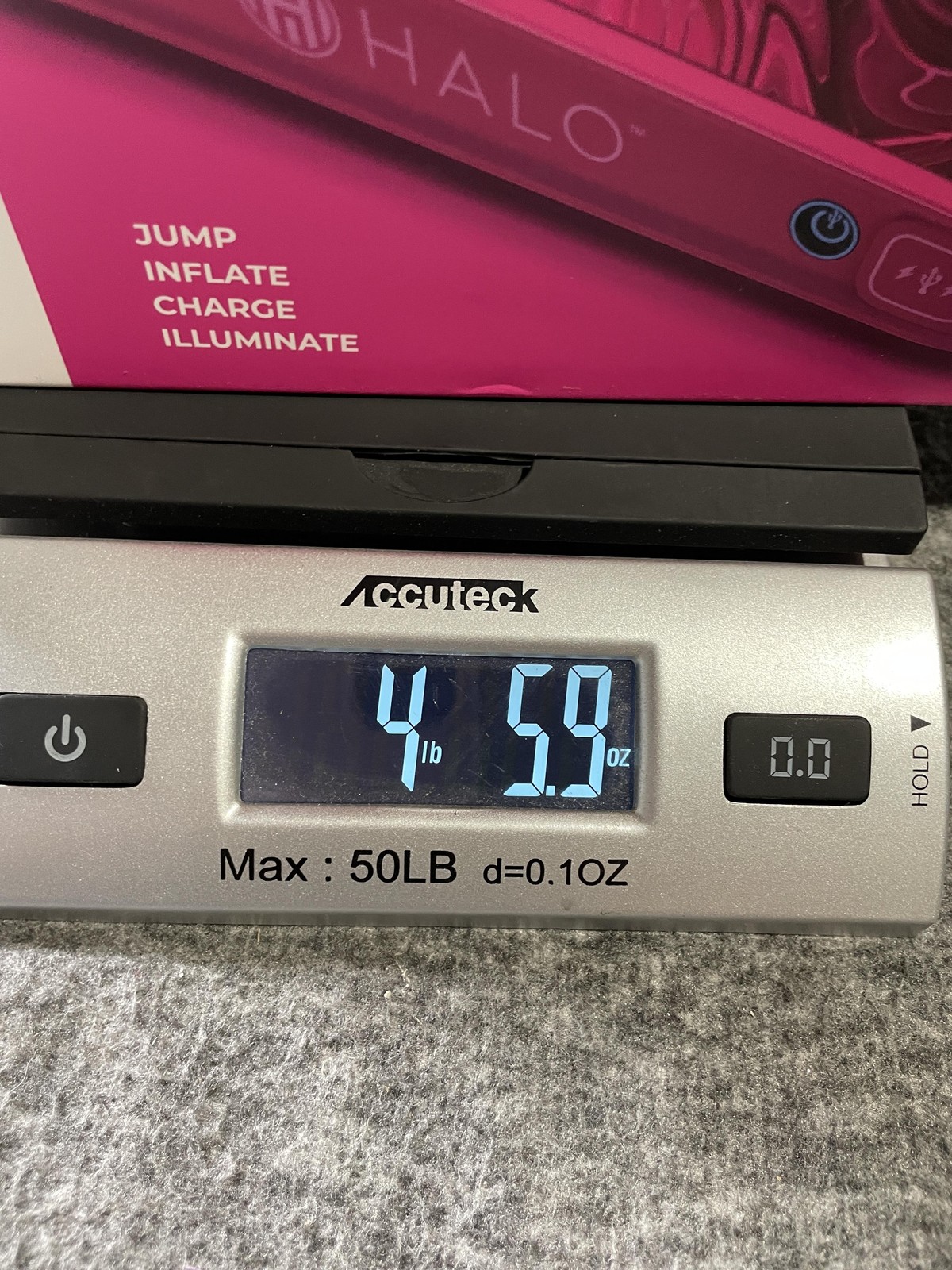 Halo Bolt Ultimate 4.0 Jump Starter Air Compressor Portable Magenta HAL-BM-6039