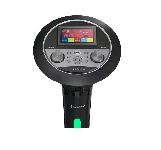 Premium Wi-Fi Karaoke System 7'' Touchscreen Singing Machine - Two Mics Complete
