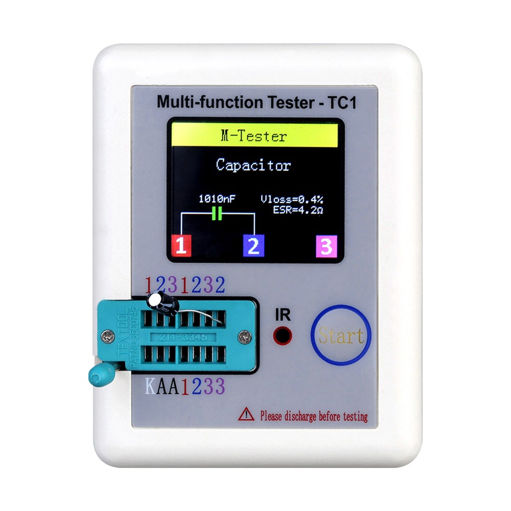 Transistor Tester Backlight Diode Triode Capacitance Meter Multifunctional S3N7