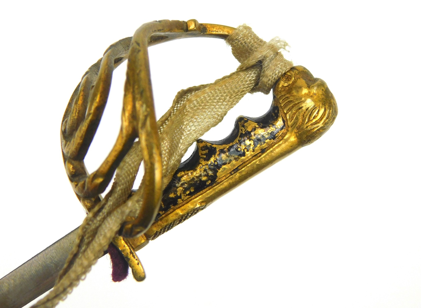 German Germany WW1 Miniature Sword & Scabbard Letter Opener Military Decor C