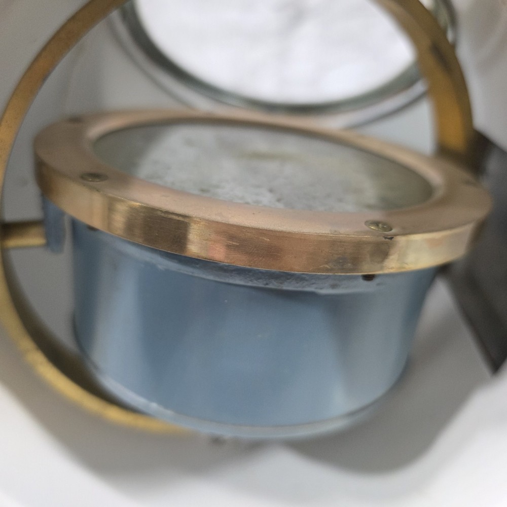 SHIP BINNACLE brass w/latern feature Solid Brass Read Description