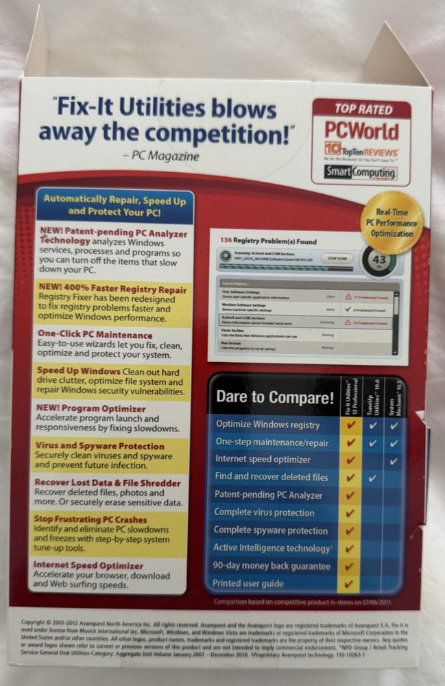 Fix-It Utilities Professional Software - 5 PC License by Avanquest (2012)