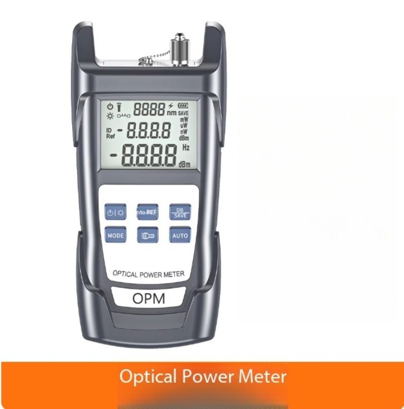All-in-One Fiber Optic Power Meter with Red Light Source, 10 MW Red Light Source