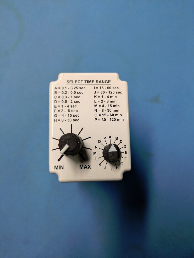 New Macromatic Programmable Time Delay Relay TR-60528 with socket FREE SHIPPING