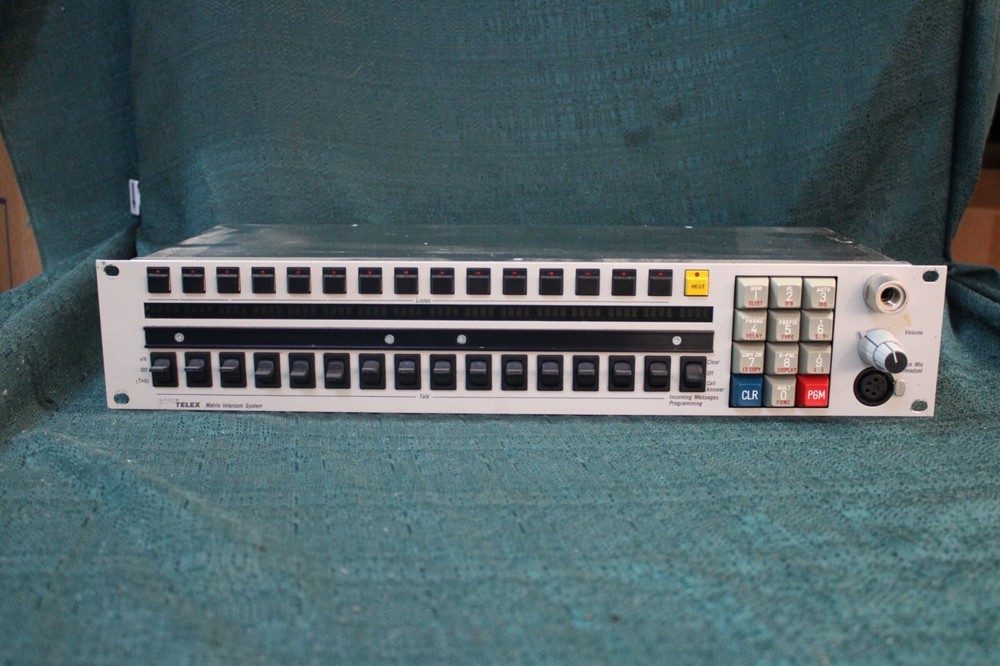 RTS by Telex Matrix Intercom System KP96-7 Intercom Control Panel w/ Power Cord