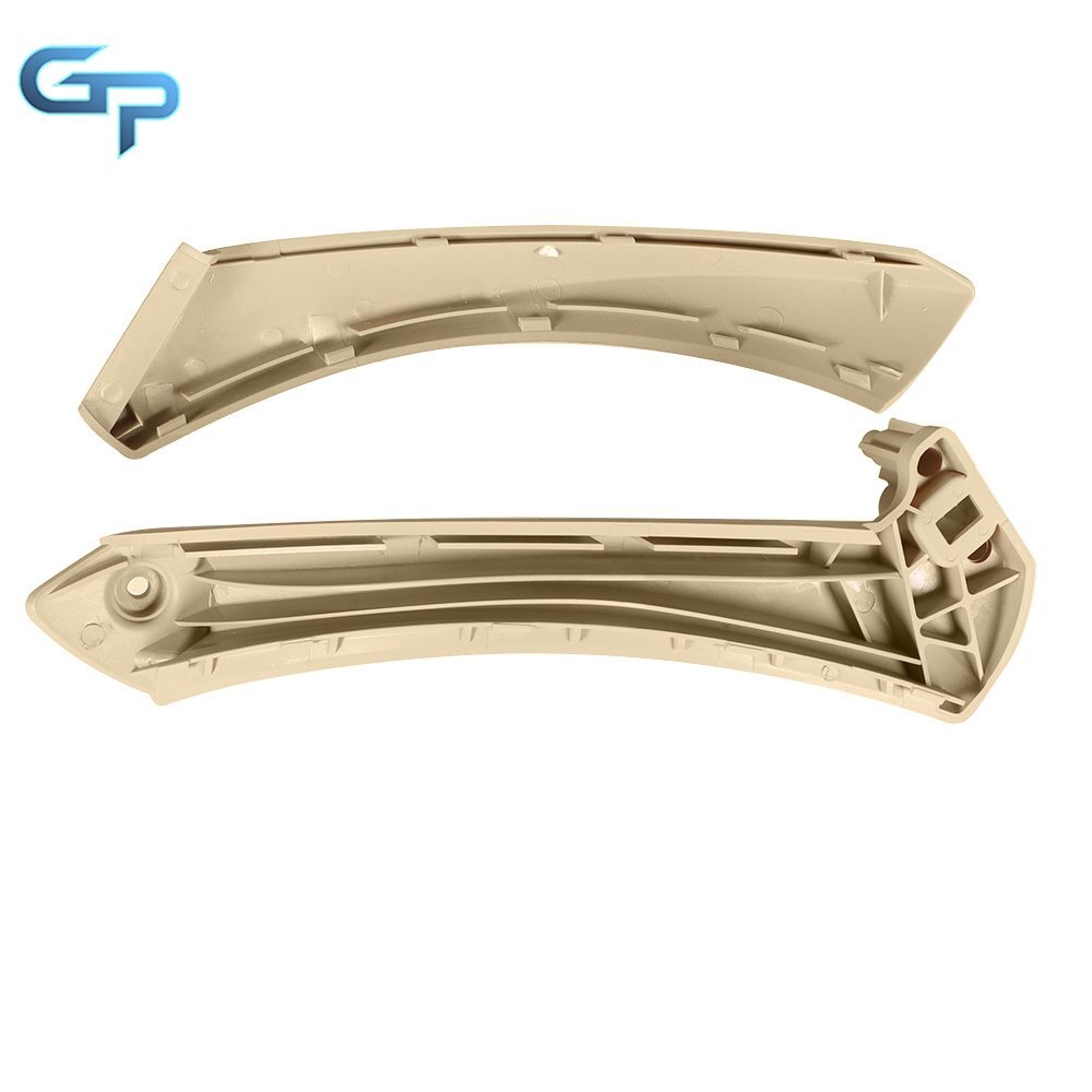 Rear Left Beige Inner Outer Door Panel Handle Pull Trim Cover For BMW E90 328i