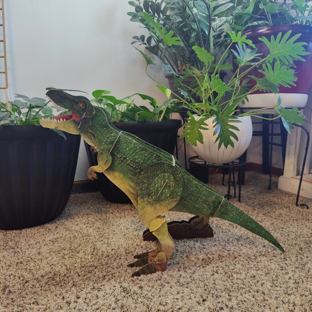 Scholastic Mega Model T. Rex 3 FT. Make Your Own Dinosaur*Read*