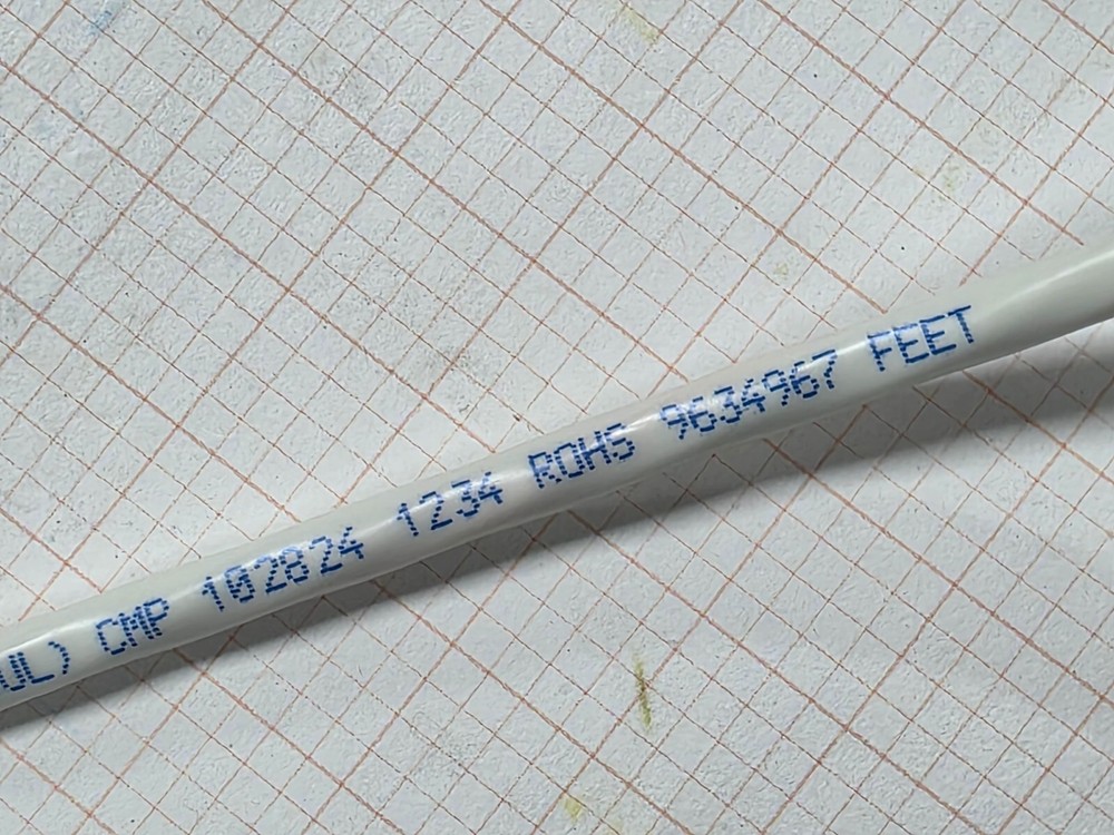 Belden 6381MD 24/1P + 18/2C OSDP Reader Access Control Cable CMP White /50ft