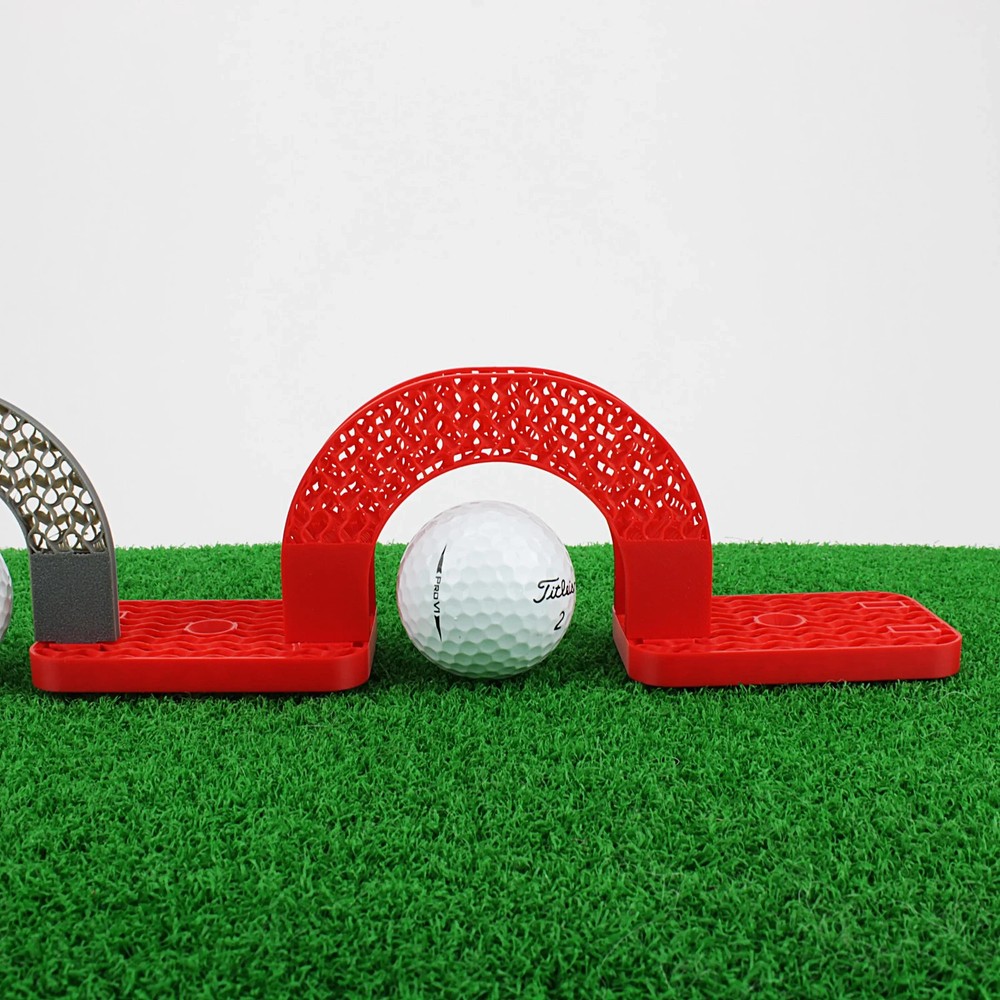 Golf Practice Putter Alignment Tool Gate 2 Pack Putting Practice Aid Game