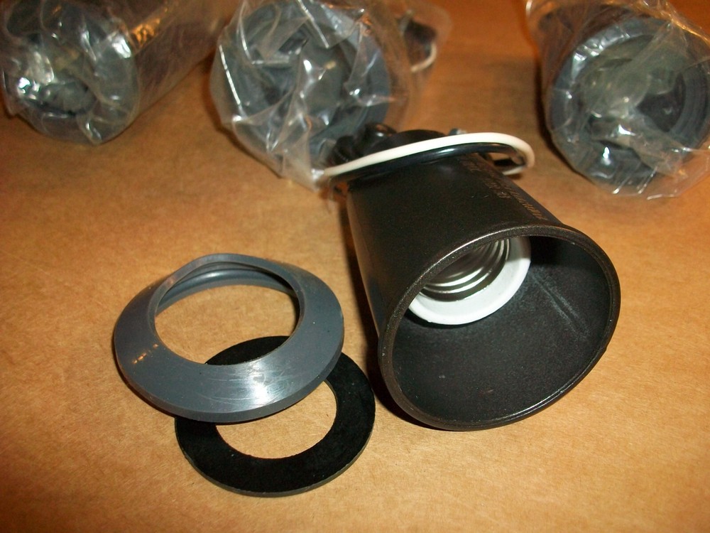 4pc RAB Wet Location Lamp Holder NEW