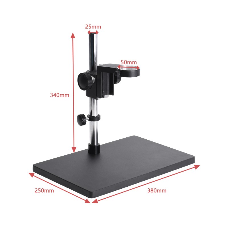 Industrial camera monocular bracket, large base microscope adjustment frame