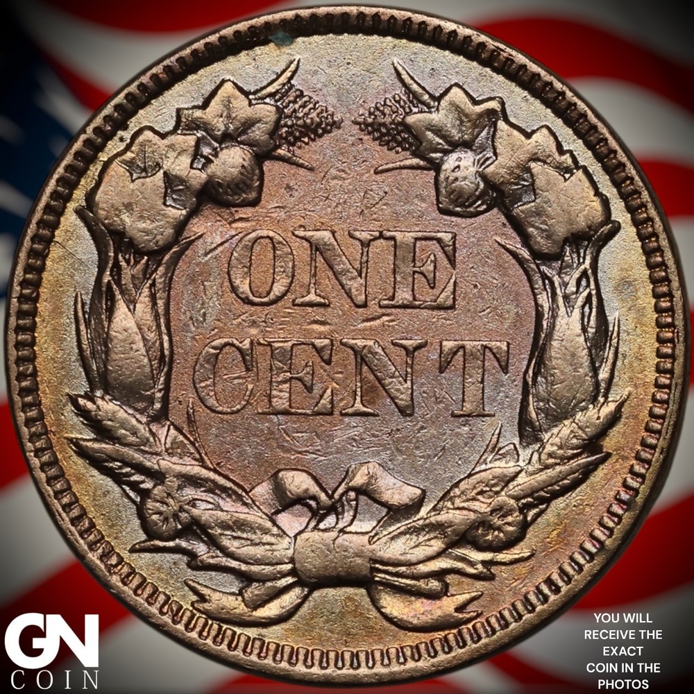 1857 Flying Eagle Cent Penny A5004