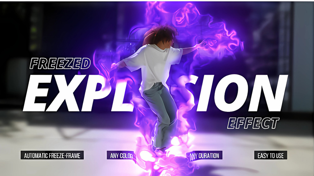 Freeze Explosion Effect Video Template Premiere Pro After Effects VFX