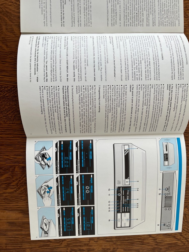 MAGNAVOX FD 2041 OPERATING INSTRUCTIONS - ORIGINAL