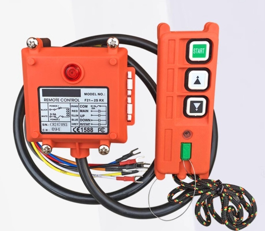 F21-2S Wireless Remote Control Single Speed Winch Industrial Remote Control
