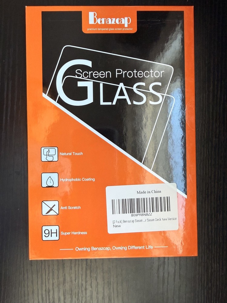 Benazcap [2 Pack] Steam Deck/Steam Deck Oled Screen Protector, Tempered Glass Ea