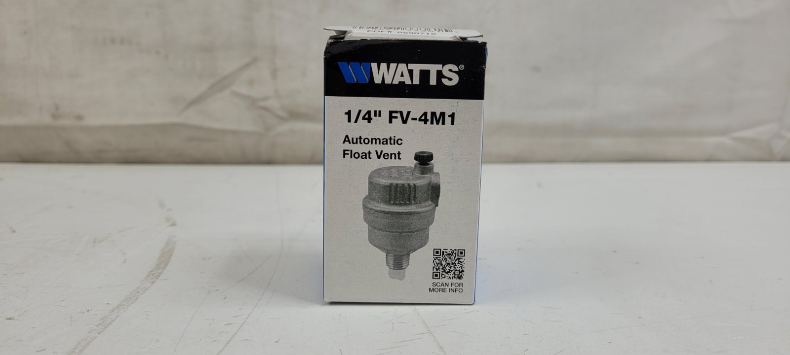 WATTS 1/4" FV-4M1 REGULATOR AUTOMATIC FLOAT VENT 150 PSI 240° F NEW