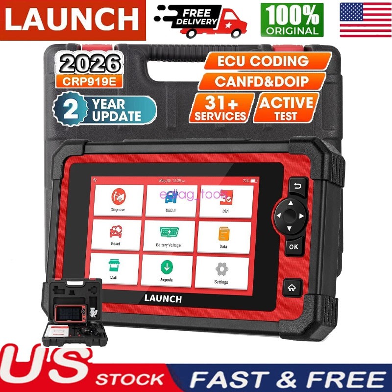 2026 LAUNCH X431 CRP919E Bidirectional Car Diagnostic OBD2 Scanner Tool Coding*^