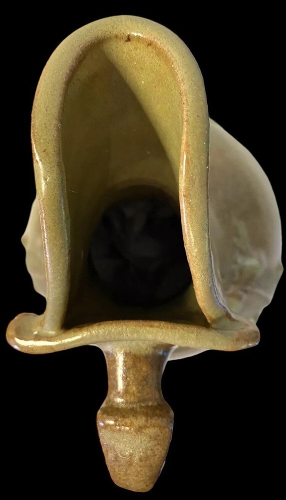 Farmhouse Stoneware Flower Pitcher Primitive Earthenware Rustic Pottery 3D 10”