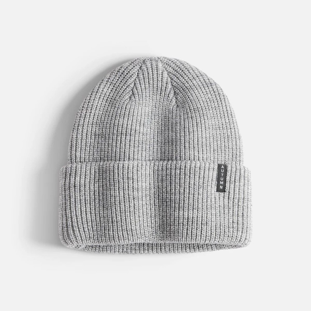 Autumn Select Solid Beanie Hat, Salt