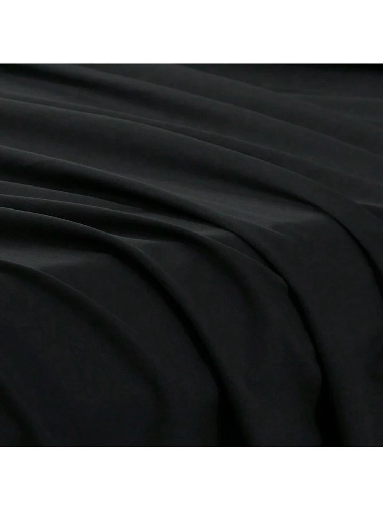 3/4 Piece Bed Sheet Soft Cooling Comfortable Breathable Bedding, Black