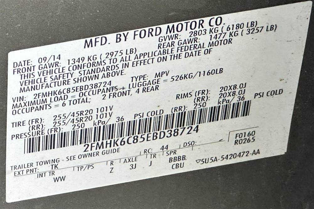 Camera/Projector Radar Unit Rear Fits 13-19 FLEX 2749255