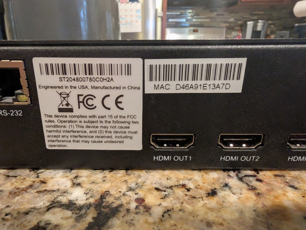 Binary™ 660 Series 4K HDR HDMI Matrix Switcher - 4x4