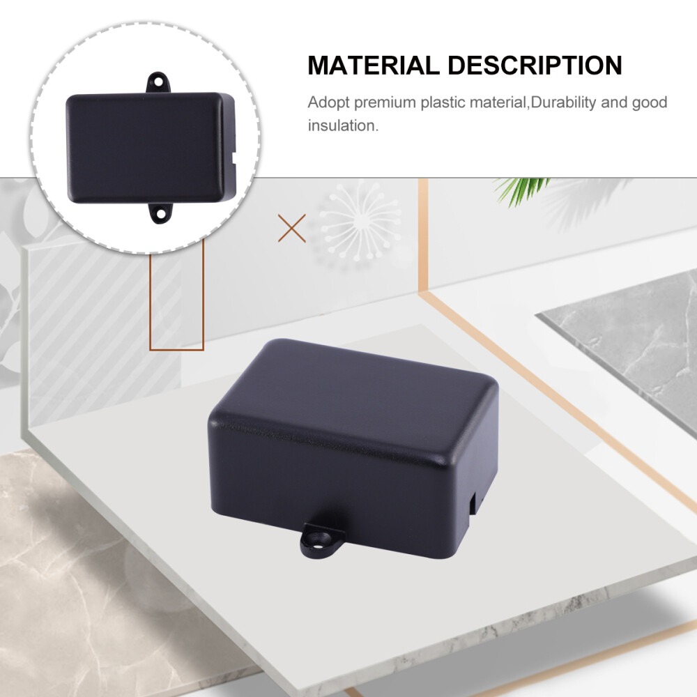 3 Pcs Small Project Box Enclosure Black Box Electronic Project Box