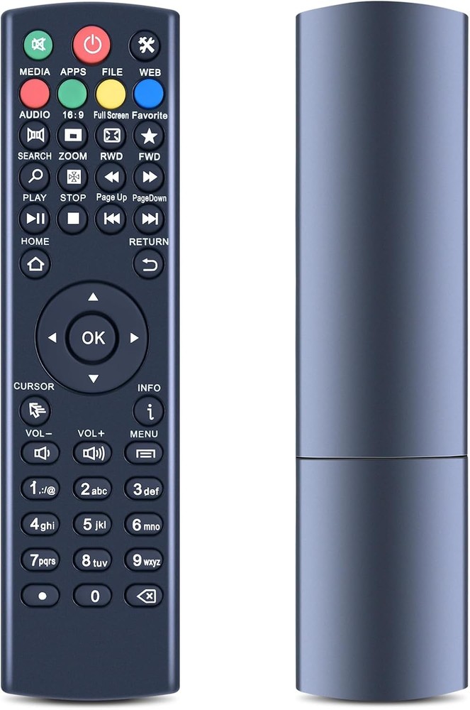 Replacement Remote Control Compatible with Superbox Without Voice, for Blue