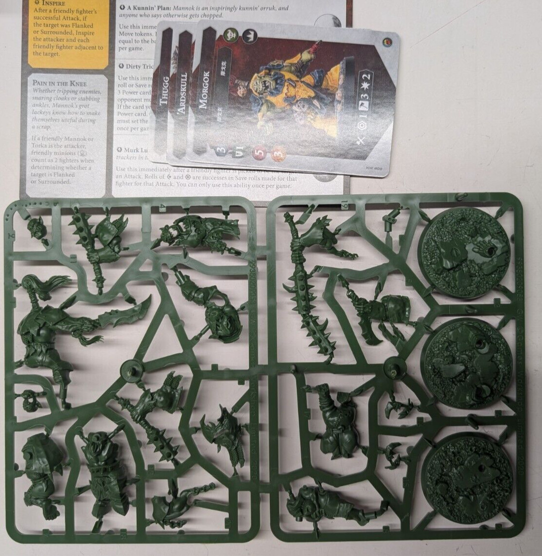 Morgok's Krushas Warband; Warhammer Underworlds Embergard, Orruk, AOS