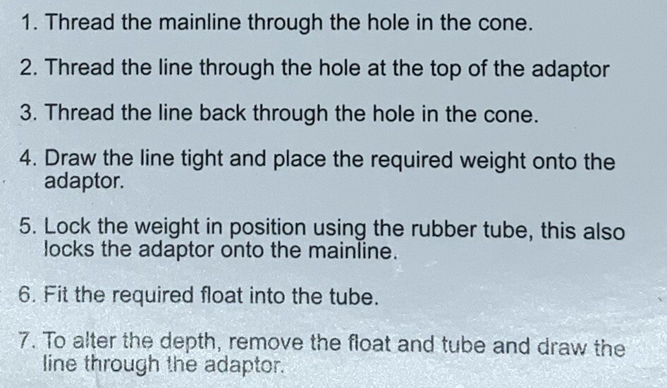 Multi Weight Coarse Fishing Float Adaptors Spares Multiweight
