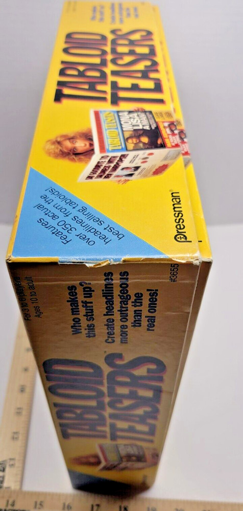 TABLOID TEASERS BOARD GAME #3655 1991