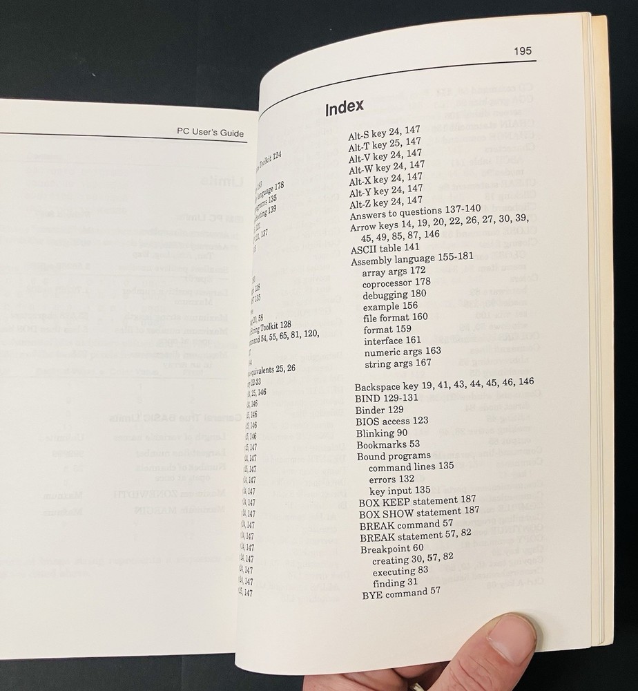 True BASIC v3.0 PC User Guide & Reference Manual Lot Kemeny Kurtz Vintage (1990)