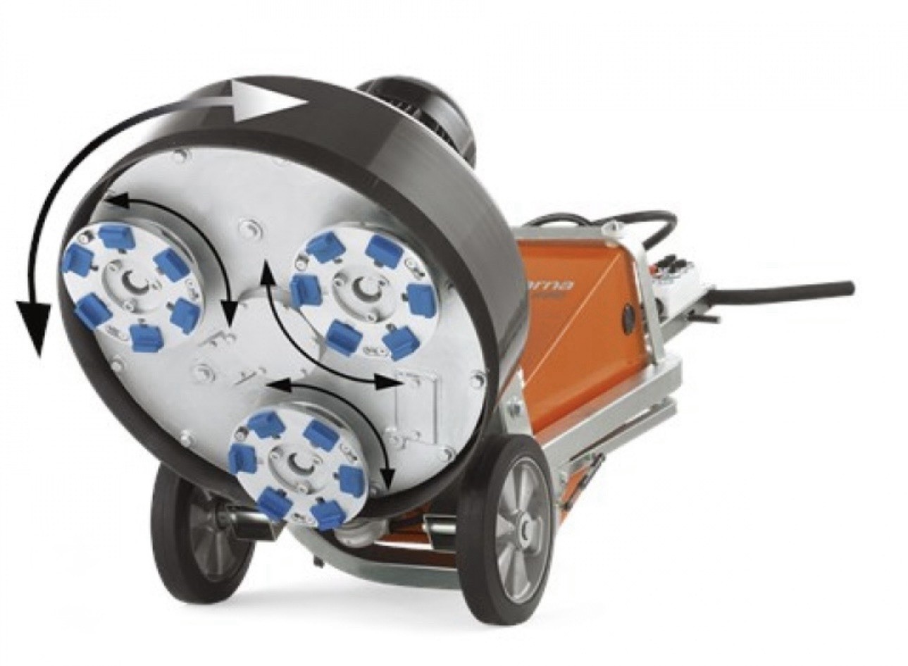 9” Redi Lock Plates For Husqvarna PG540 and PG530 Grinders.