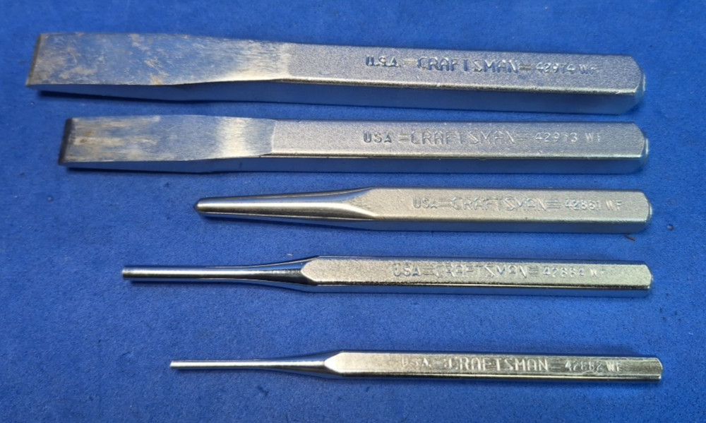 Craftsman 43039 Punch And Chisel Set