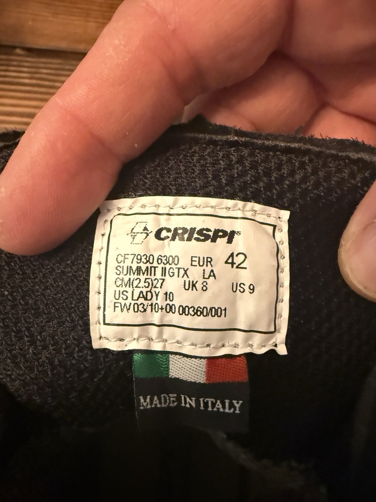 New Crispi Women's 10 Men’s 9 Summit II GTX Boots hunting hiking