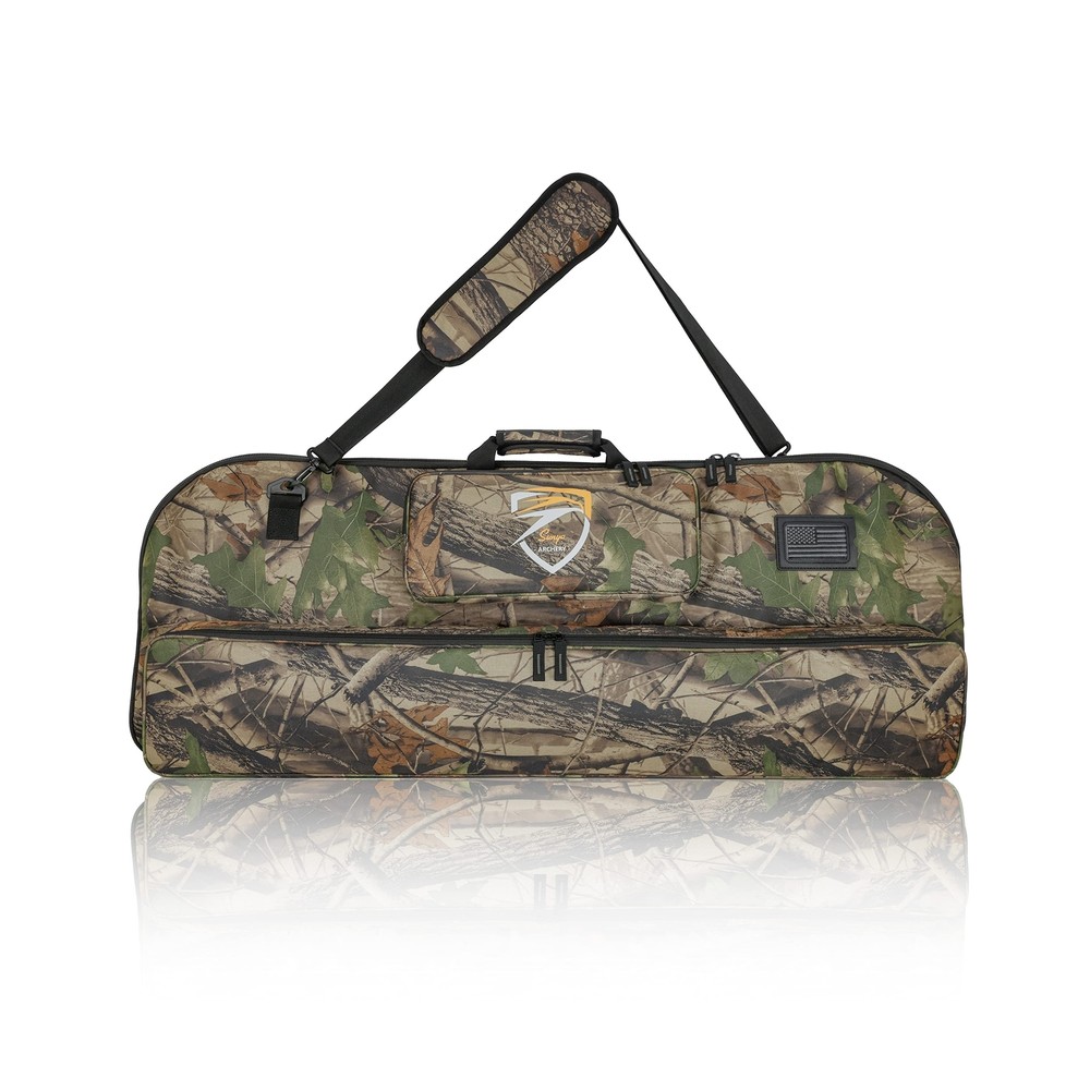 SUNYA Compound Bow Case with Molle System - Neoprene Bow String Protection & ...