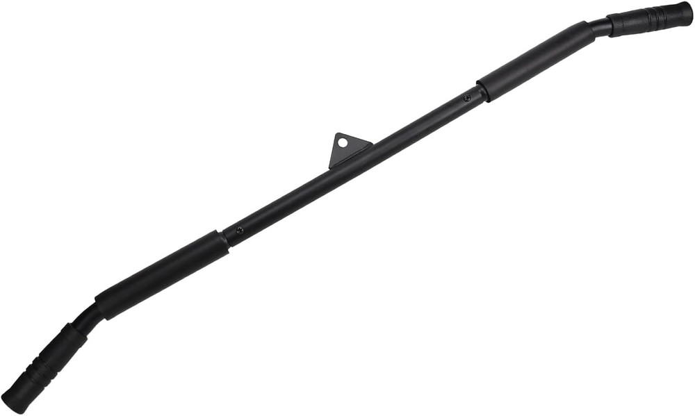 39.7" LAT Pulldown Bar Attachment – Curl Tricep Press Down Bar with Rubber Handl